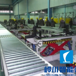 变压器装配流水线