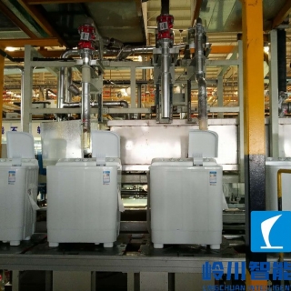 洗衣机注水流水线