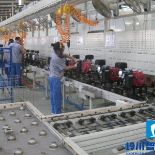 发电机生产流水线