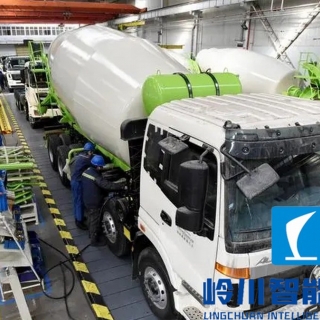 搅拌车总装流水线